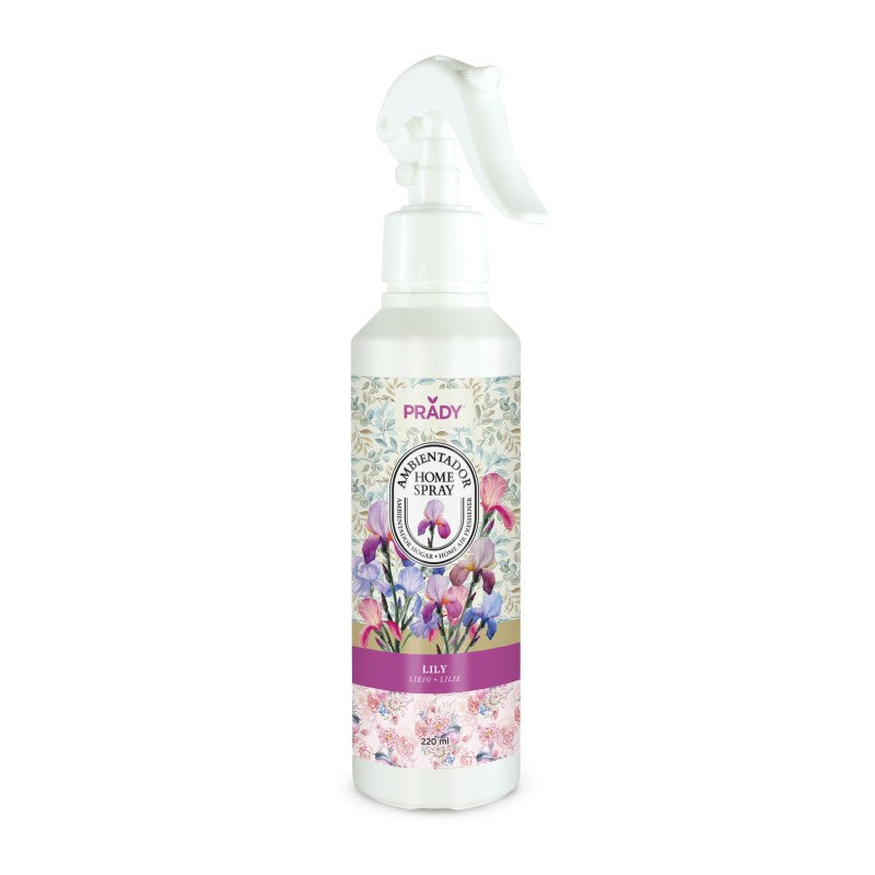 SPRAY D'AMBIANCE MAISON, TISSU ET VOITURE PRADY LILY 220ML