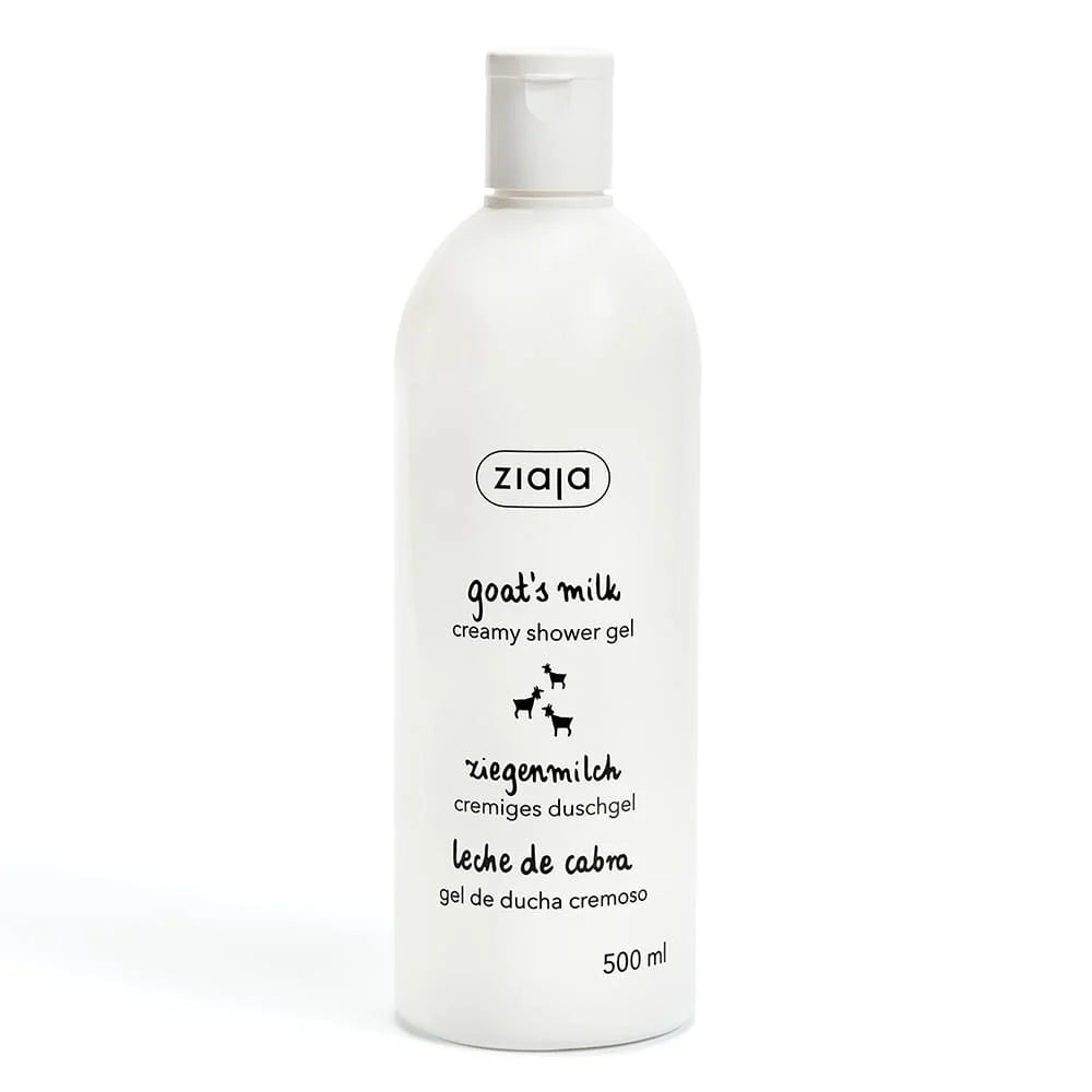 Crème de Douche Hydratante au Lait de Chèvre - Maxi Format 500ml Ziaja