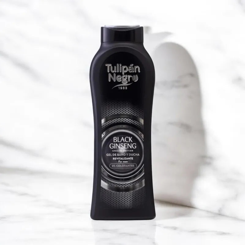 Gel douche et bain tulipan negro au ginseng pour homme 650 ML