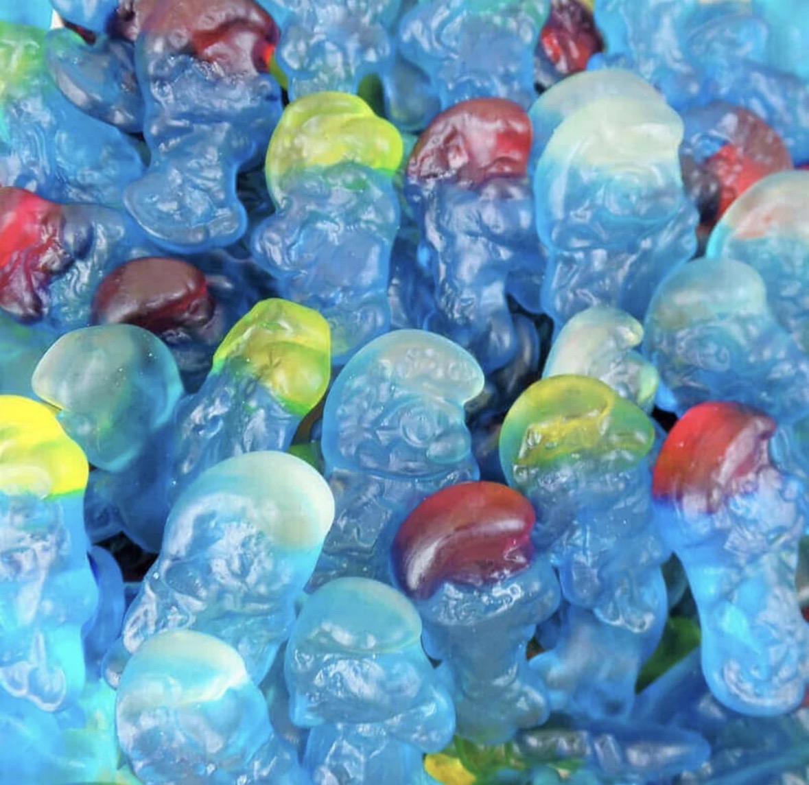 Fondant parfumé bonbon schtroumpfs