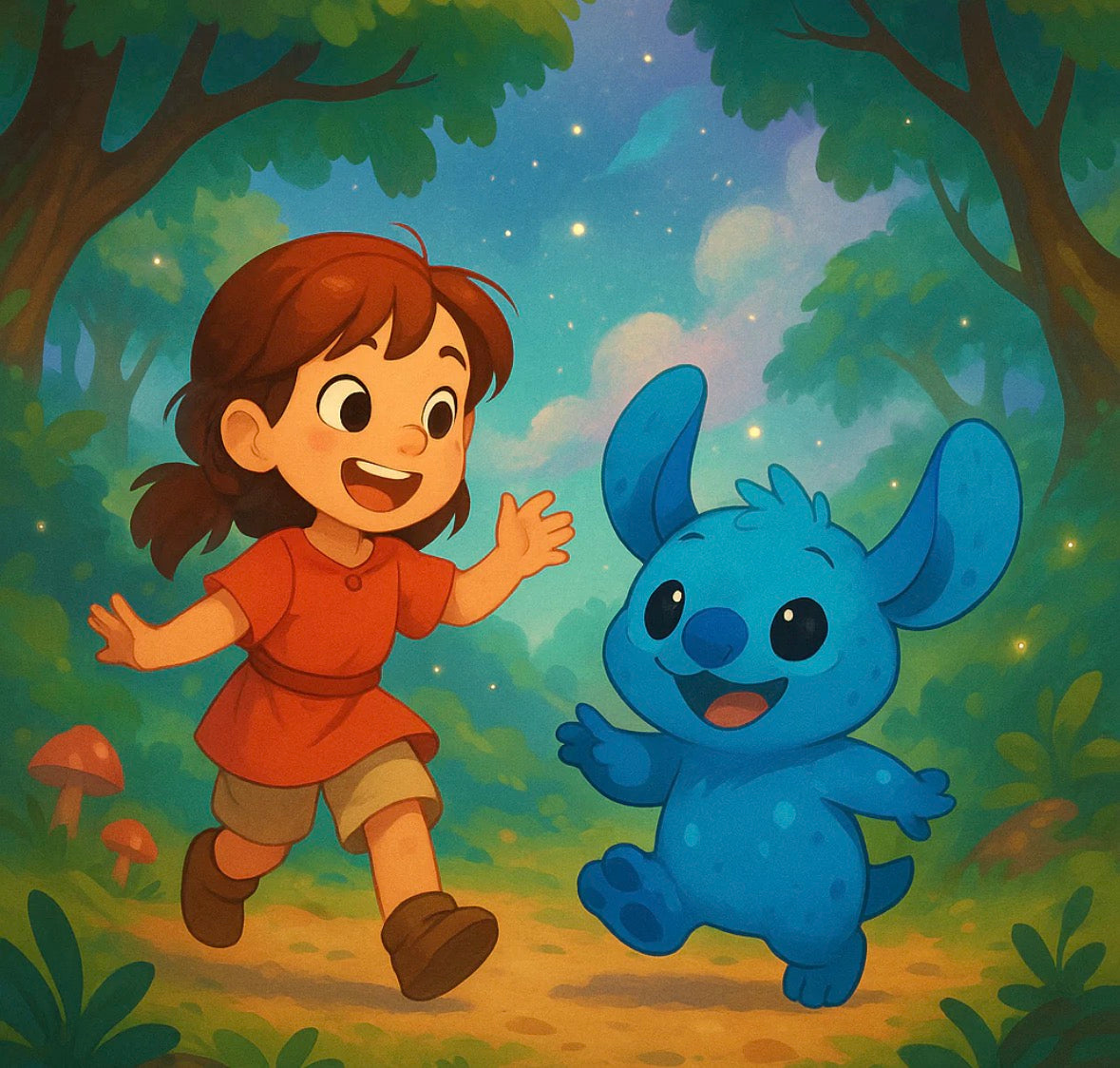 Fondant parfumé Lilo et stitch