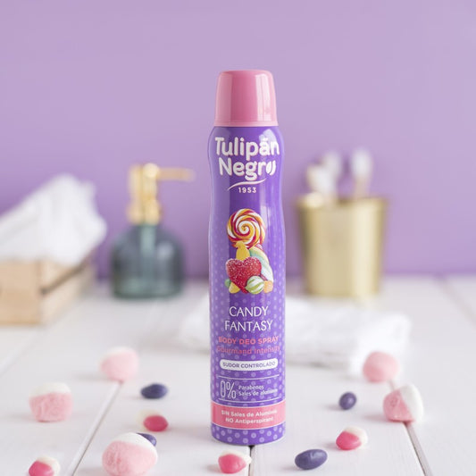 Déodorant spray Tulipan NEGRO Bonbon Fantaisy