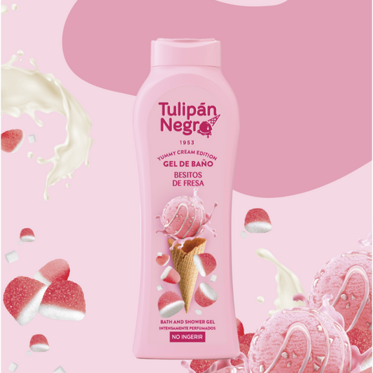Gel douche tupilan crème glacé bonbon fraise 650ML