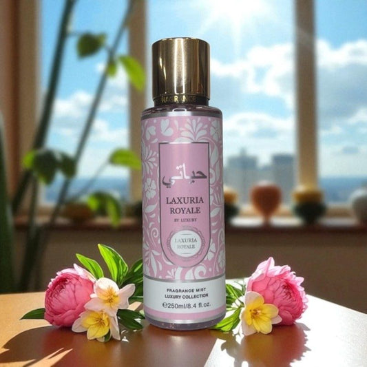 Brume corps et cheveux Laxuria Dubaï pink Yara 250 ML