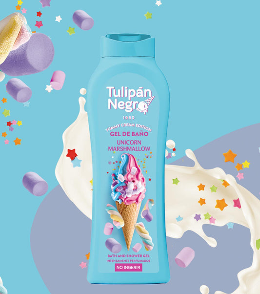 Gel douche tulipan crème guimauve licorne 650ML