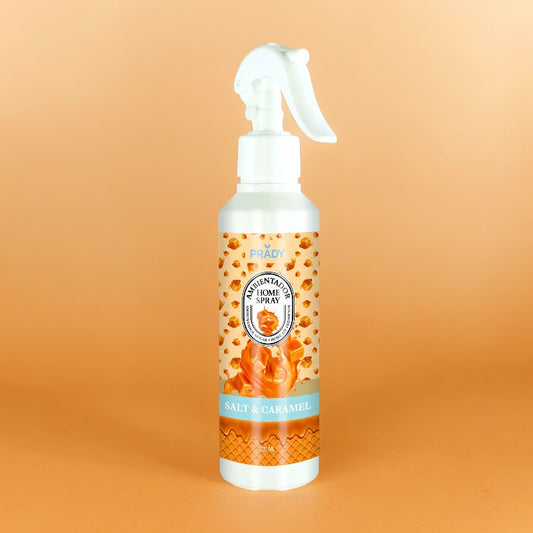 Spray d'ambiance maison tissu et voiture Prady Caramel beurre salé