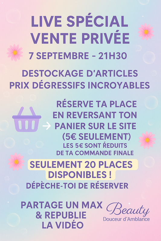 Acompte Vente privé