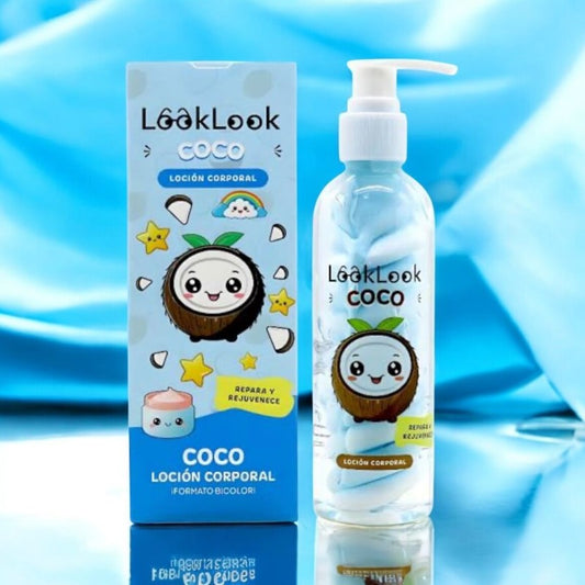 Lait corporel bicolore look look coco 200ML