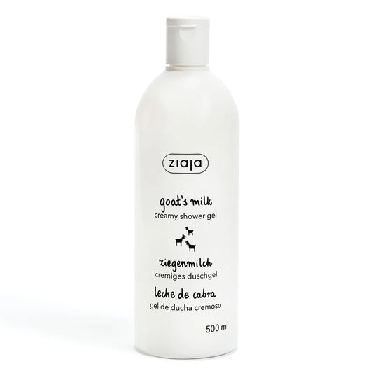Crème de Douche Hydratante au Lait de Chèvre - Maxi Format 500ml Ziaja